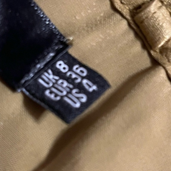 Missguided Silky Strappy Wrap Over Midi Sz 4 Dress Yellow - Picture 8 of 11